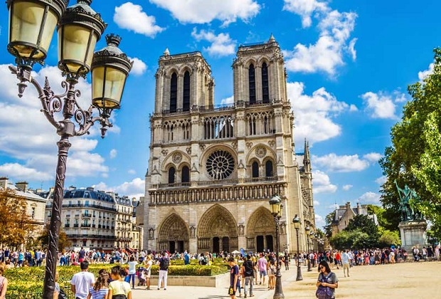 du lịch pháp - nhà thờ đức bà Paris