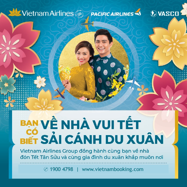 Vé máy bay Tết Vietnam Airlines