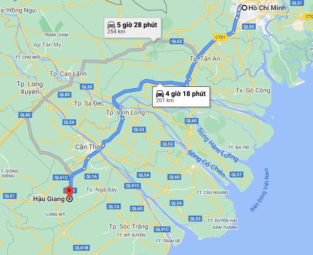 Khách sạn Hậu Giang gần trung tâm