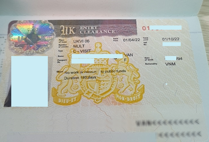 Visa đi Anh Quốc dạng nhập cảnh nhiều lần. visa đi du lịch anh