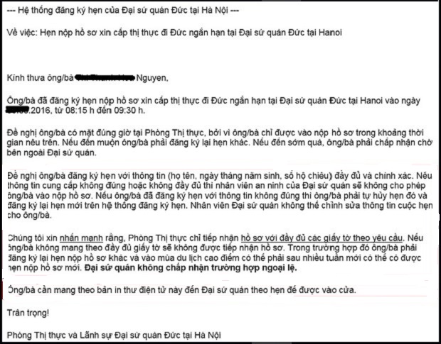 Kinh nghiem xin visa du lich Duc