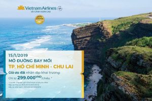 Vietnam Airlines thông báo mở đường bay TP HCM – Chu Lai và Đà Nẵng – Cần Thơ