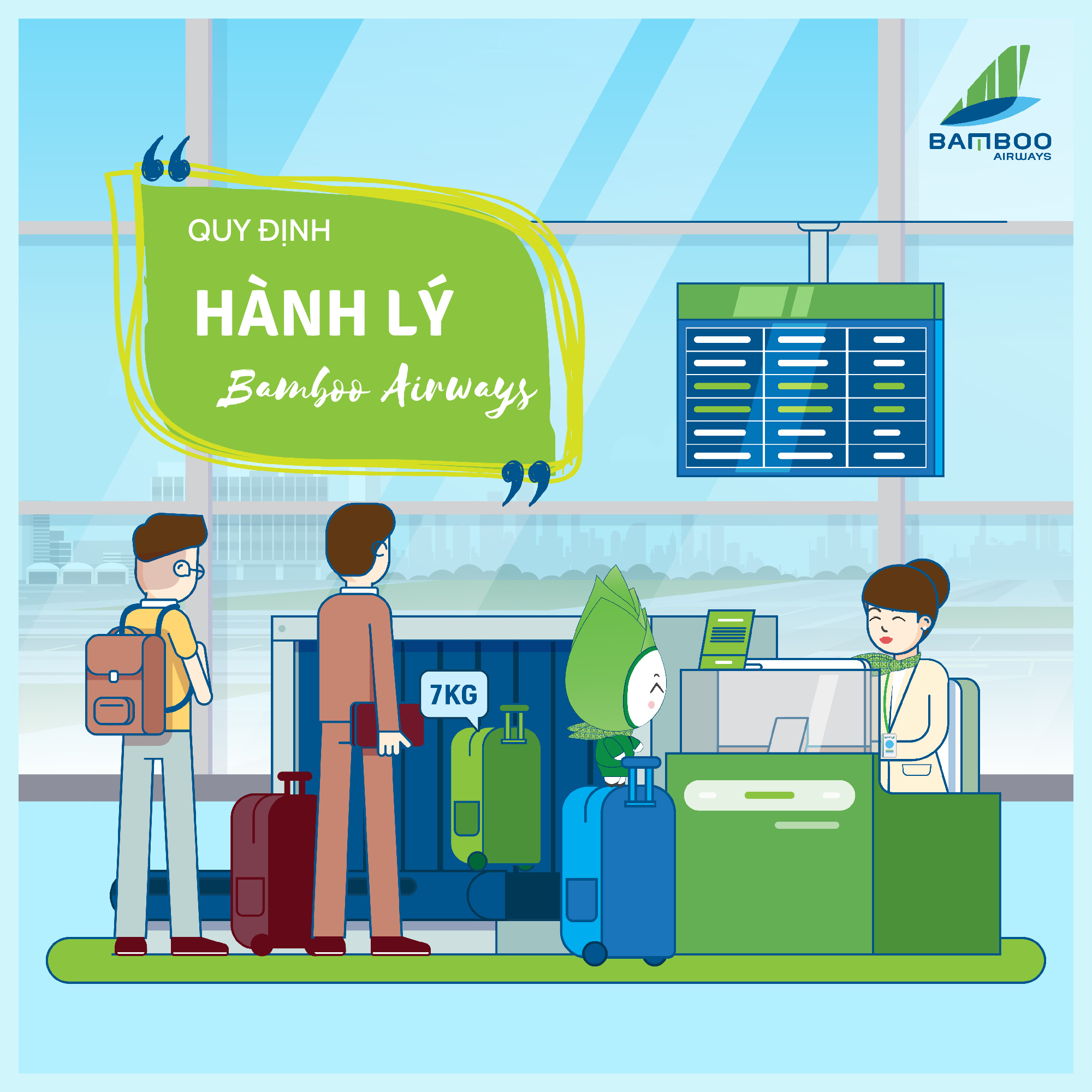 quy định hành lý Bamboo Airways