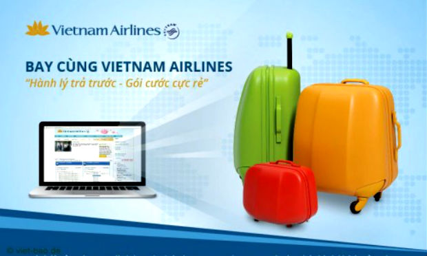 Tiết kiệm khi mua hành lý trả trước  tại Vietnam Booking