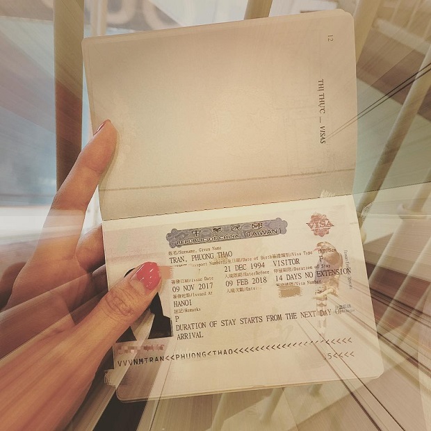 Ph&iacute; dịch vụ visa Đ&agrave;i Loan