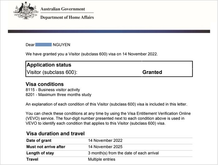 dịch vụ làm visa úc