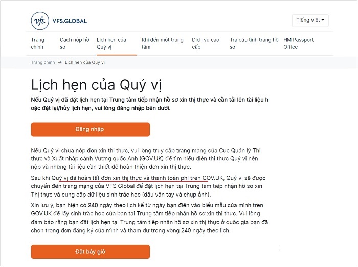 visa đi anh du lịch