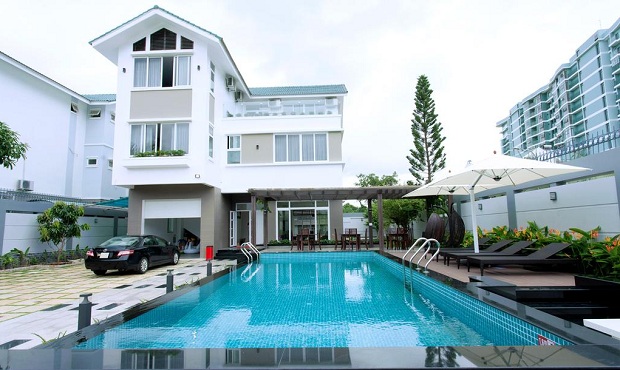 Khách sạn Huyen Sam Villa có chỗ nấu ăn