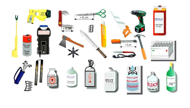 Những đổ vật không được mang lên máy bay Vietjet Air