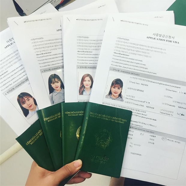 Sinh vi&ecirc;n xin visa du lịch H&agrave;n Quốc