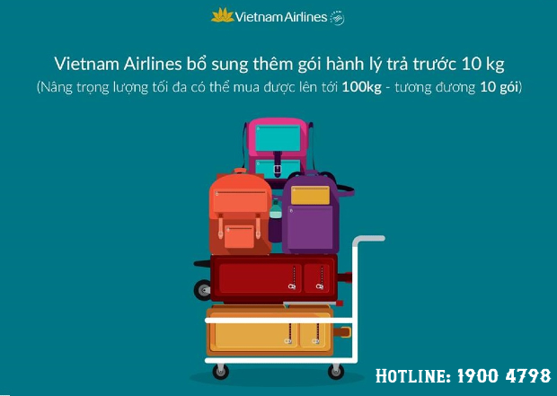 hành lý trả trước Vietnam Airlines