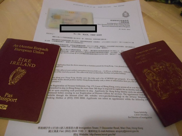 Xin visa du lịch Hồng Kông