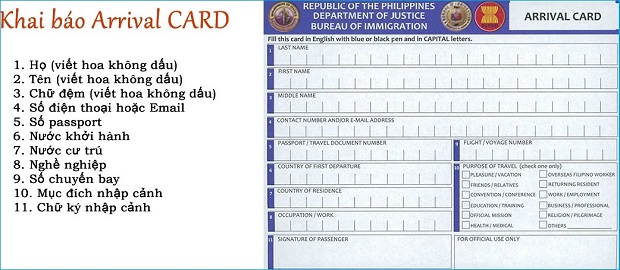 Thủ tục xin visa Philippines