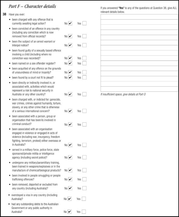 Form xin visa &Uacute;c - 8