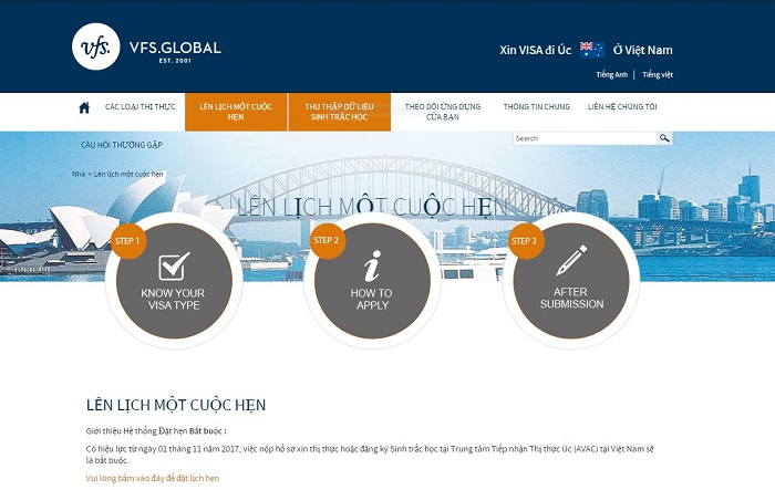 xin visa du lịch &uacute;c