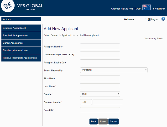 xin visa du lịch &uacute;c 2022