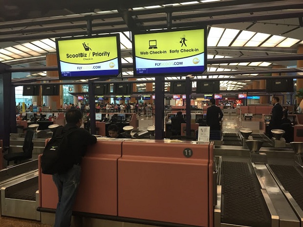 quầy dịch vụ của Scoot tại sân bay | Hướng dẫn thủ tục checkin Hãng Scoot
