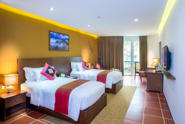 Căn phòng ấm cúng của BB Sapa tại trung tâm sapa