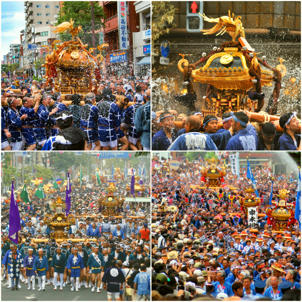Lễ hội Fukagawa Hachiman - Lễ hội té nước ở cố đô Kyoto Lễ hội Fukagawa Hachiman