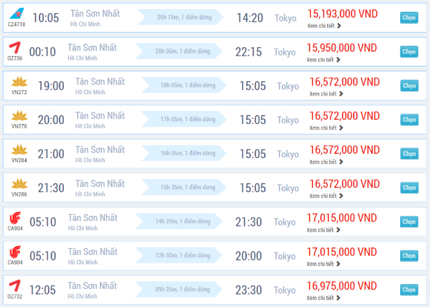 Giá vé máy bay đi Nhật Bản tháng 8/2019 Giá vé máy bay đi Nhật Bản tháng 8/2019