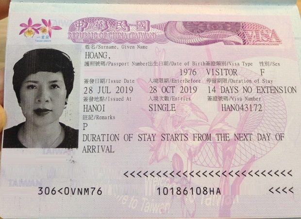 Làm visa Đài Loan tại Hà Nội nhanh chóng, dễ dàng