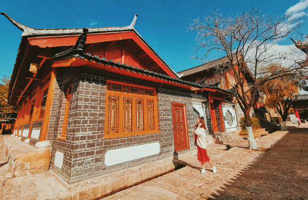 Lệ Giang tháng 9, tiết trời vào thu, mát mẻ Lệ Giang cổ trấn