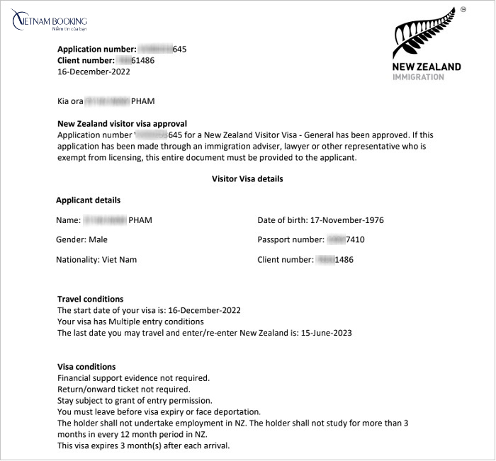 dịch vụ làm visa new zealand