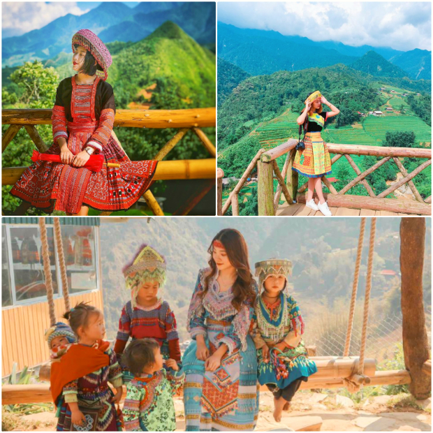 trang phục dân tộc ở Sapa