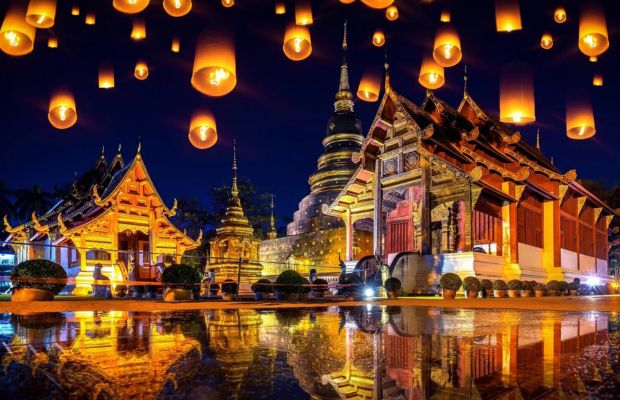 Kinh nghiệm tham gia lễ hội thả đ&egrave;n trời Th&aacute;i Lan