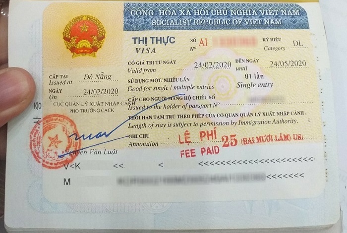 các loại visa cho người nước ngoài tại việt nam
