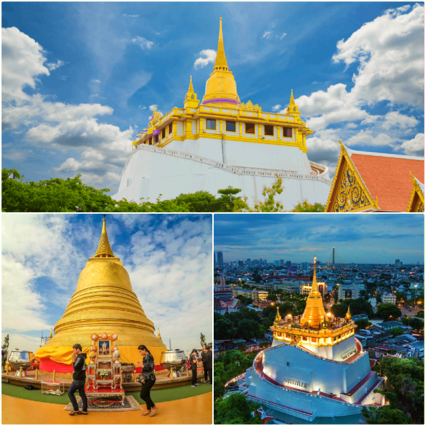 Chùa núi Vàng Wat Saket 
