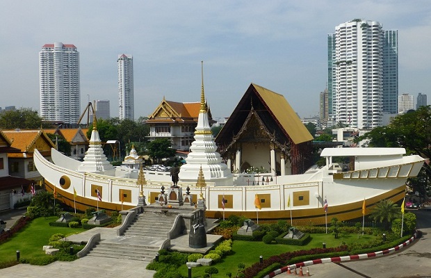 địa điểm du lich bangkok - chùa thuyền 