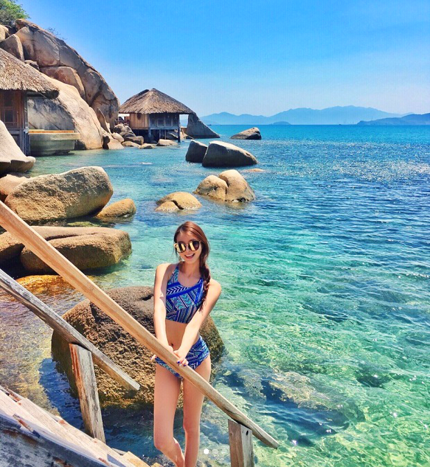 Vịnh Ninh Vân đẹp hoang sơ tựa bức tranh sơn thủy Vịnh Ninh Vân