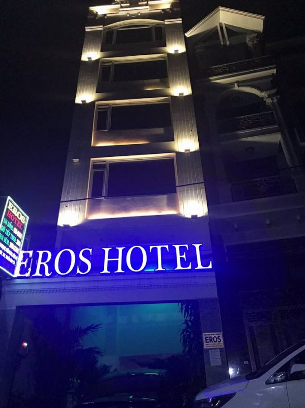 Khách sạn Eros có ghế tình yêu ở Gò Vấp