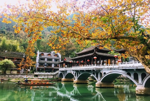 kinh nghiệm du lịch phượng hoàng cổ trấn - mùa thu ở phượng hoàng cổ trấn