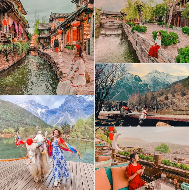 Mỗi góc phố, con đường tại Lệ Giang đều toát lên vẻ đẹp nên thơ, hữu tình Lệ Giang cổ trấn