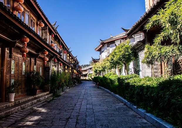 Làng cổ Yuhu yên bình vào những ngày tháng 11 ( Làng Yuhu