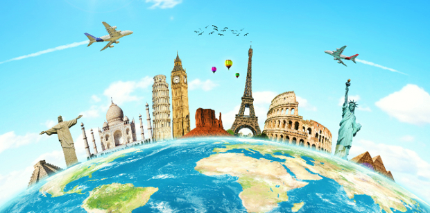 đi du lịch bằng m&aacute;y bay