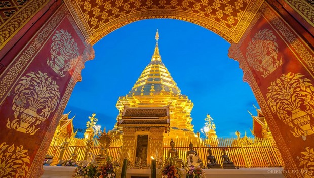 Chùa Phrathat Doi Suthep (Wat Phrathat Doi Suthep) các địa điểm du lịch ở Chiang Mai