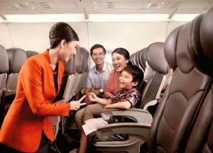 Có được mang xe đẩy trẻ em lên máy bay Jetstar hay không?