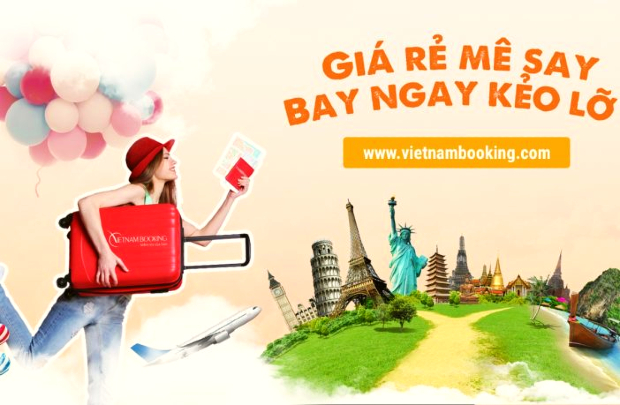 đại l&yacute; v&eacute; m&aacute;y bay Vietnam Booking