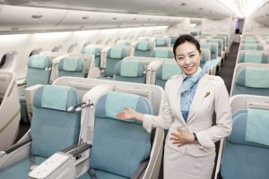 Quyền lợi của hành khách đi hạng thương gia Korean Air