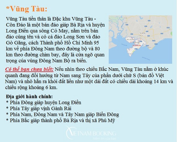 Th&ocirc;ng tin Vũng T&agrave;u