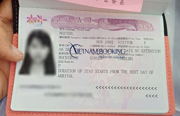 visa đ&agrave;i loan