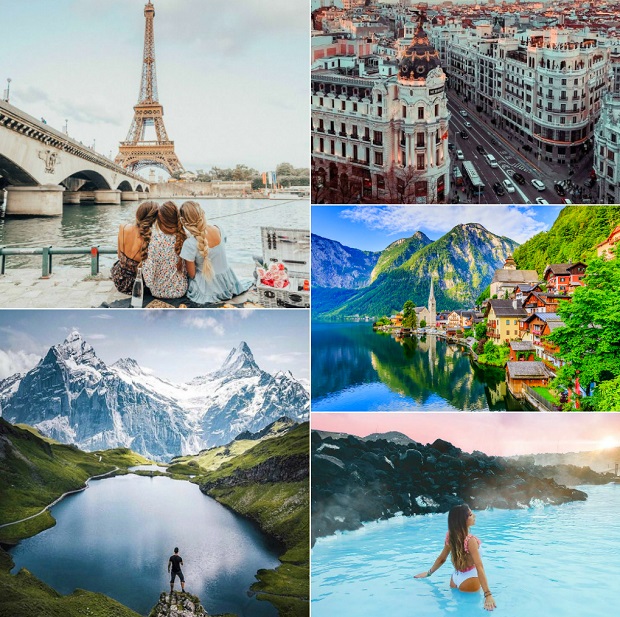 Châu Âu hoa lệ nhưng không kém phần hoang sơ, xinh đẹp Xin visa Châu Âu, Schengen