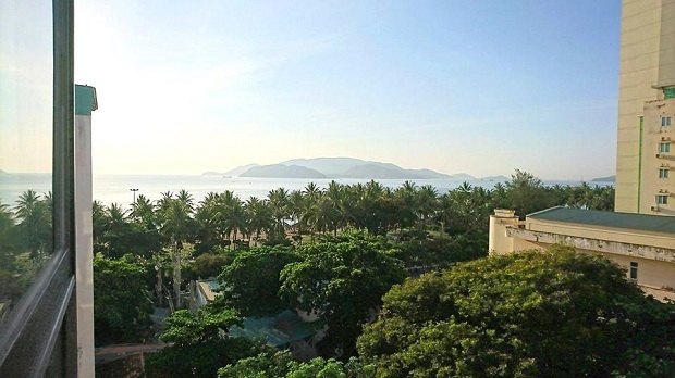 View biển đẹp tại Kh&aacute;ch sạn&nbsp;Senkotel 2 sao Nha Trang