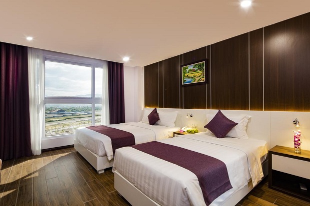 Ph&ograve;ng ngủ của Kh&aacute;ch sạn&nbsp;Balcony Nha Trang