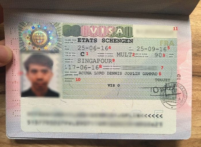 Visa đi Pháp ngắn hạn có ký hiệu C visa pháp