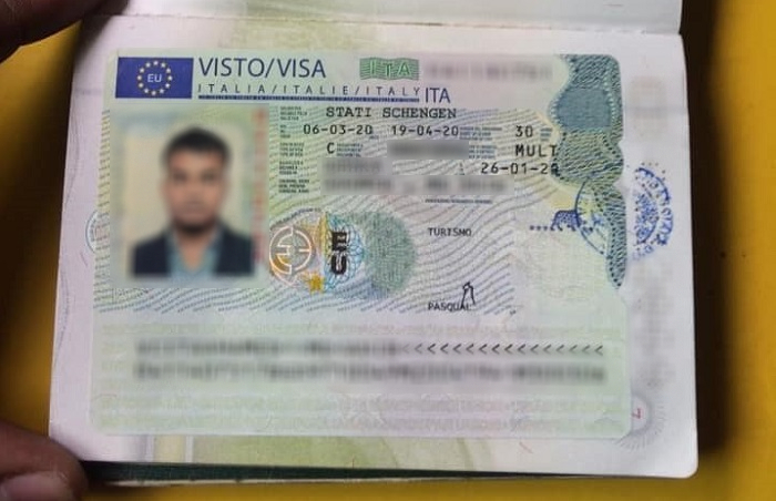 visa đi &yacute;