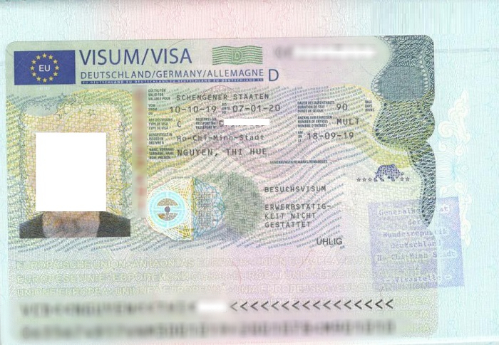 visa đức